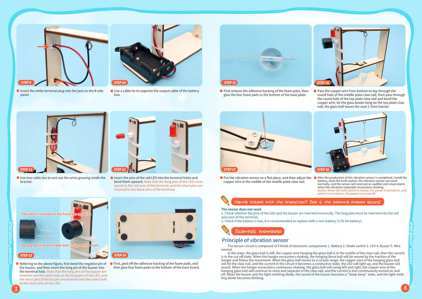 DIY Earthquake Alarm Model STEM Kit for Kids Learning Education - ToylandEU