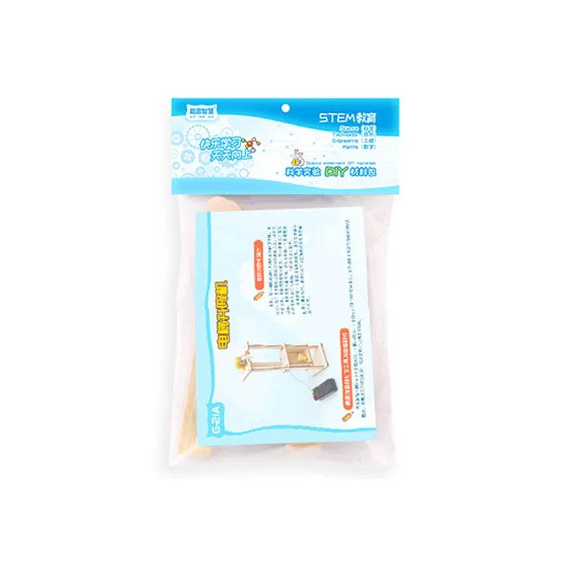 DIY Electric Remote Control Lift Elevator Wooden Model Kit Science Toys for Kids Education - ToylandEU