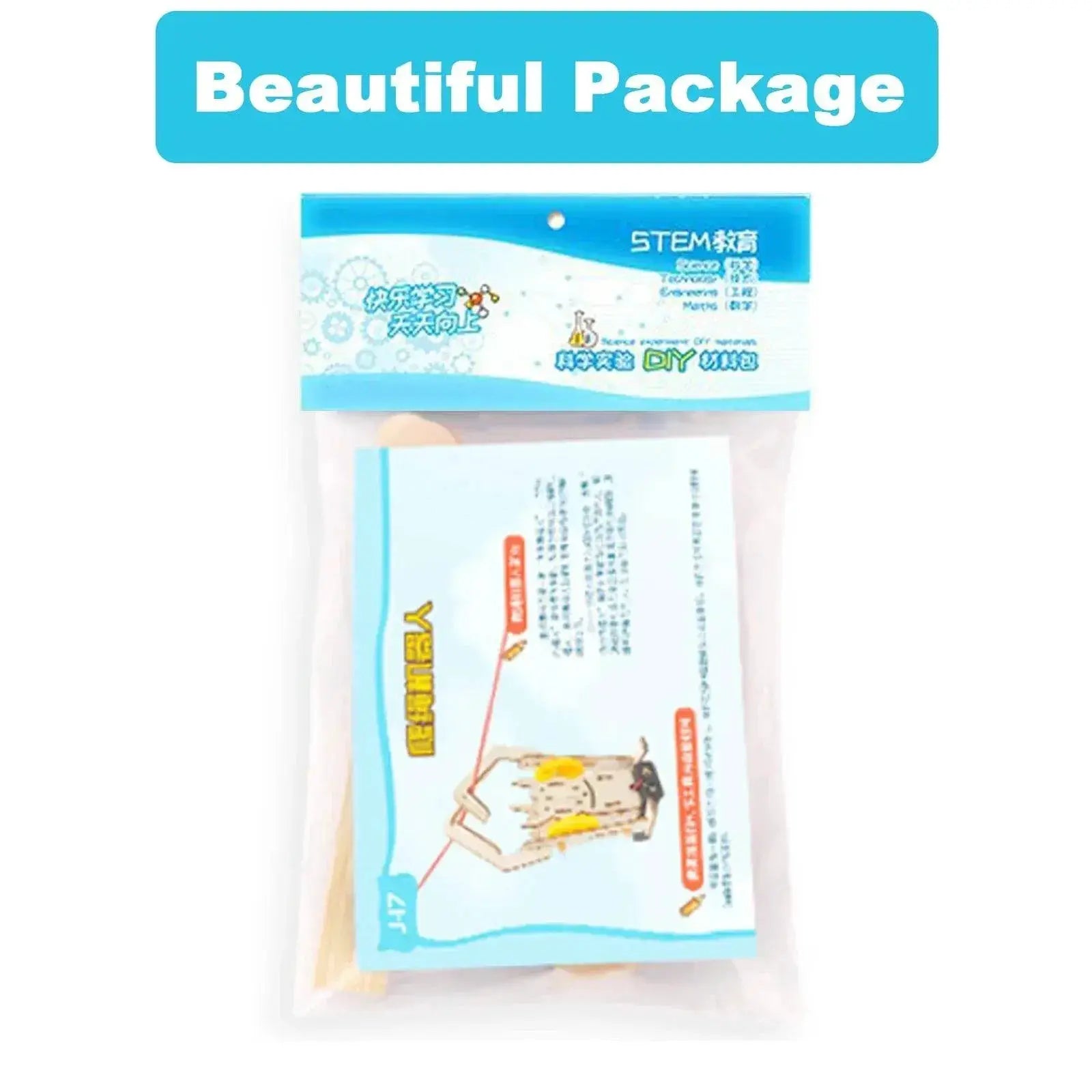 DIY Electric Robot Rope Climbing Kids Science Discovery Toy STEM Education Physics Experiment Kit School Project Art Craft Toy - ToylandEU