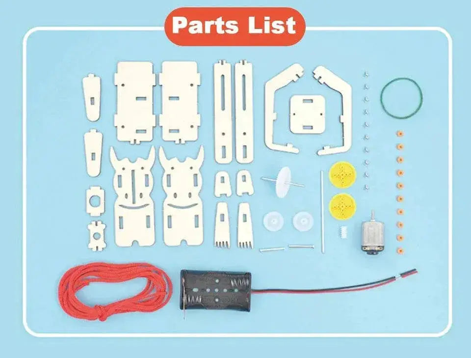 DIY Electric Robot Rope Climbing Kids Science Discovery Toy STEM Education Physics Experiment Kit School Project Art Craft Toy - ToylandEU