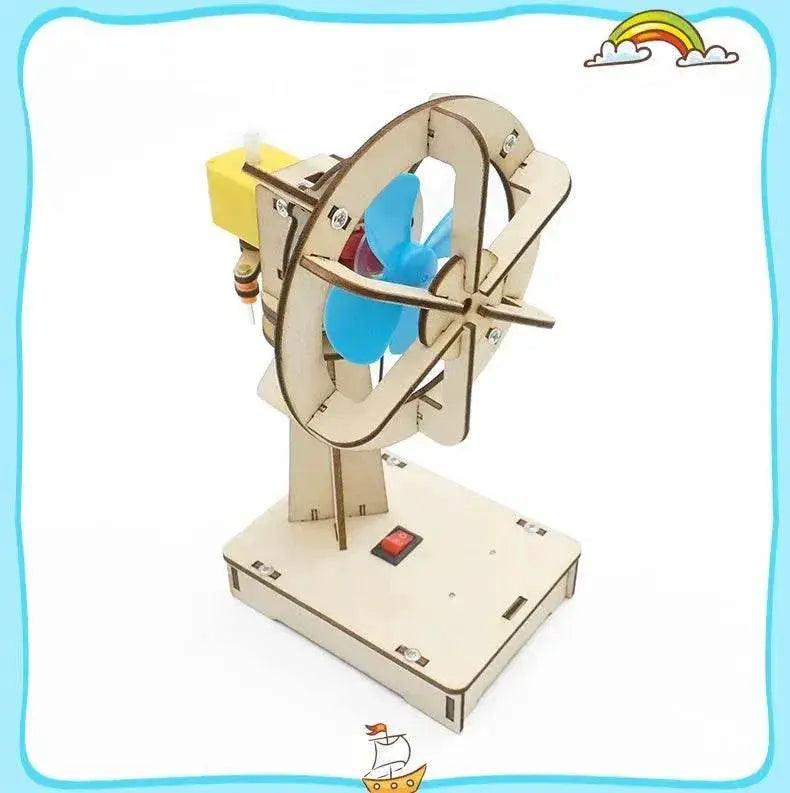  DIY Electric Shaking Head Fan STEM Toy Kit for Kids -  ToylandEU™