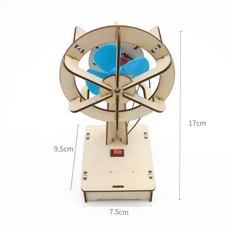 DIY Electric Shaking Head Fan STEM Toy Kit for Kids - ToylandEU