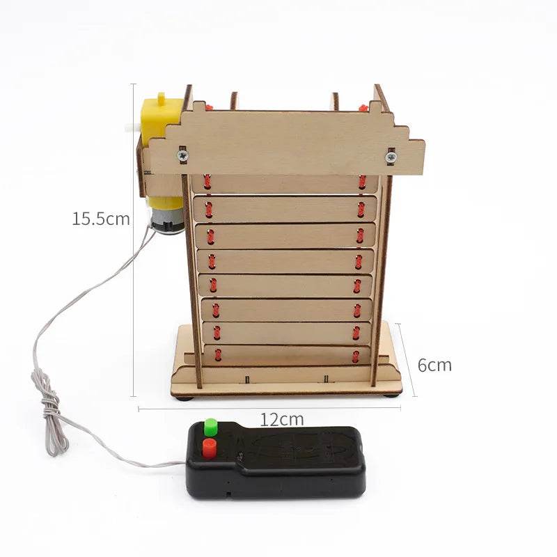 DIY Electric Shutter Roll Gate Model STEM Kit Experiment Tool Science Toy School Educational Fun Physics Project - ToylandEU
