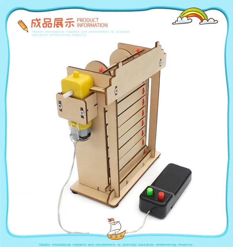 DIY Electric Shutter Roll Gate STEM Model Toy for Kids - ToylandEU