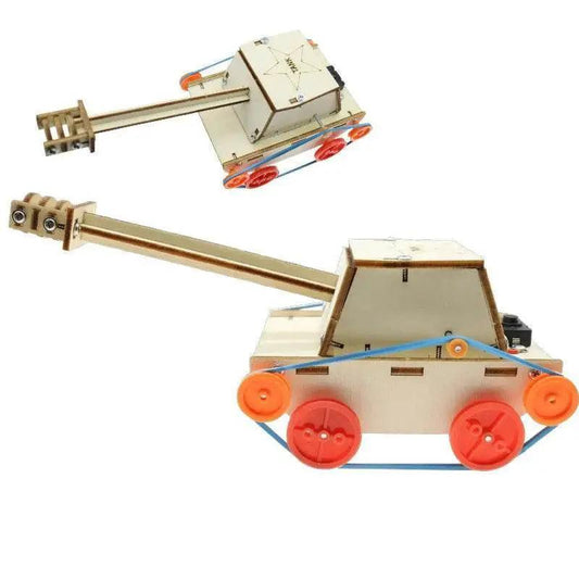  DIY Electric Tank Wooden Puzzle Model Kids Primary School Student STEAM Science Physics Educational Toys -  ToylandEU™