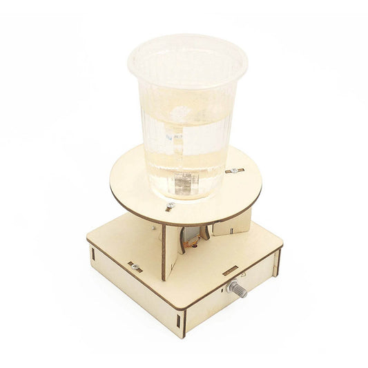 DIY Electric Water Tornado Swirl Maker Wooden Puzzle Science Experiment Gift for Children - ToylandEU