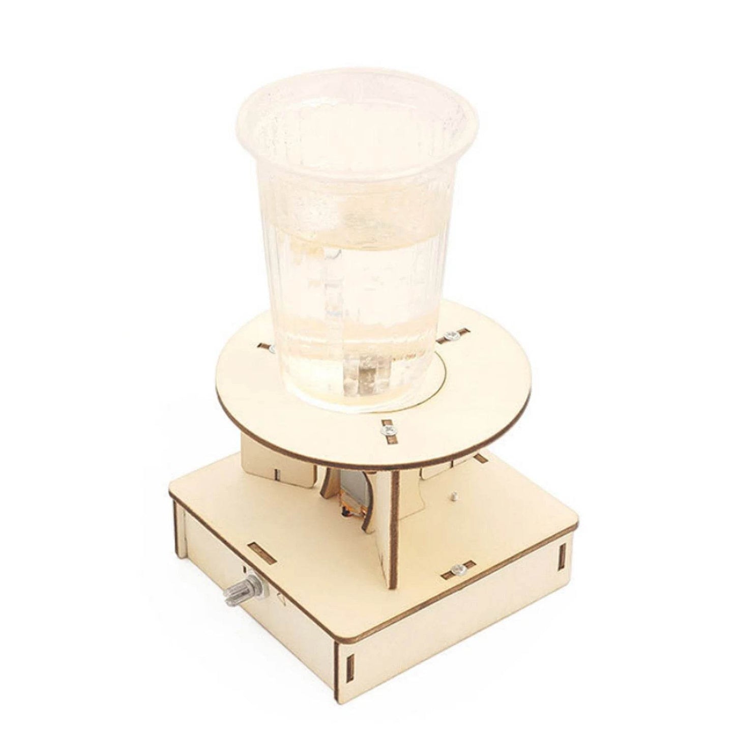 DIY Electric Water Tornado Swirl Maker Wooden Puzzle Science Experiment Gift for Children - ToylandEU