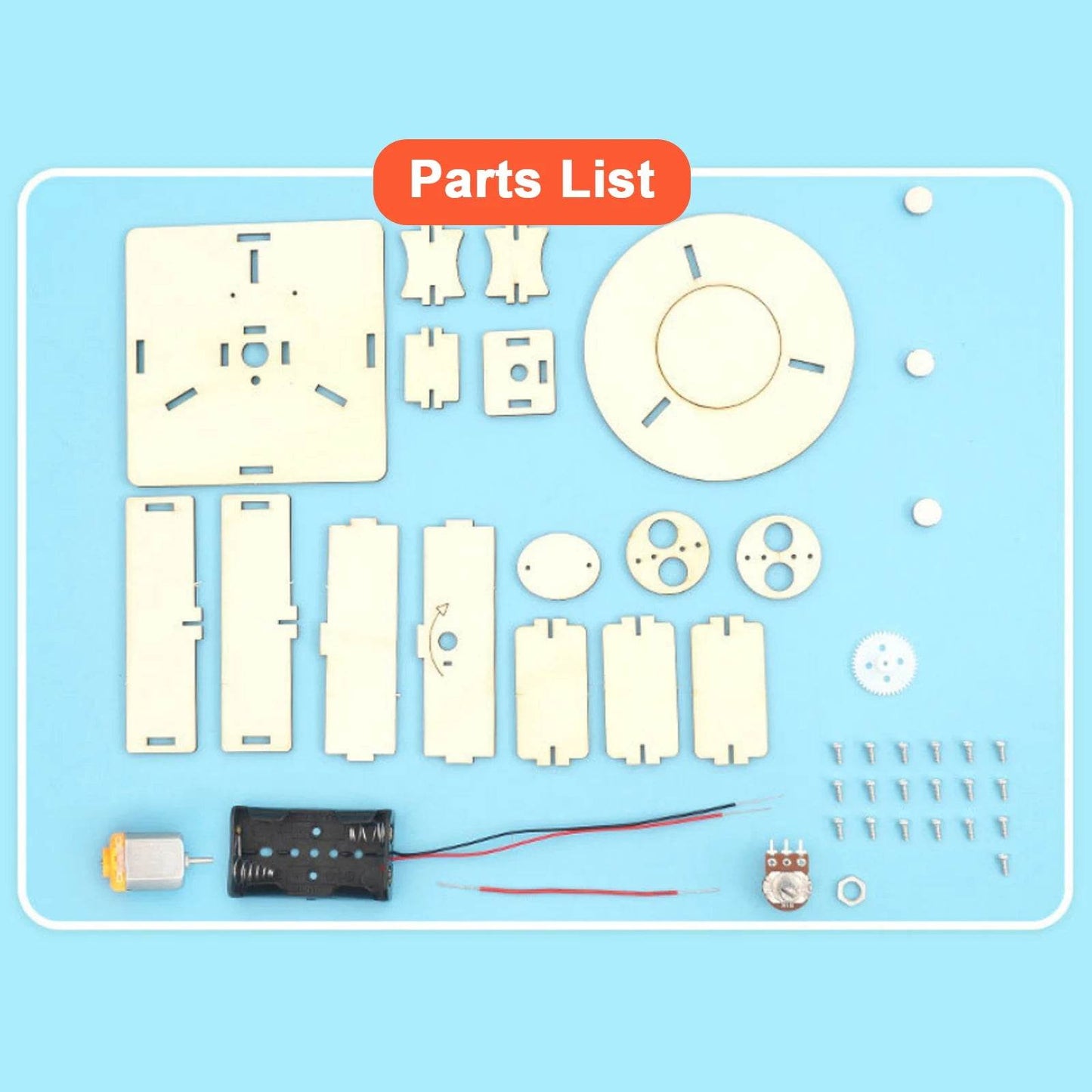 DIY Electric Water Tornado Swirl Maker Wooden Puzzle Science Experiment Gift for Children - ToylandEU