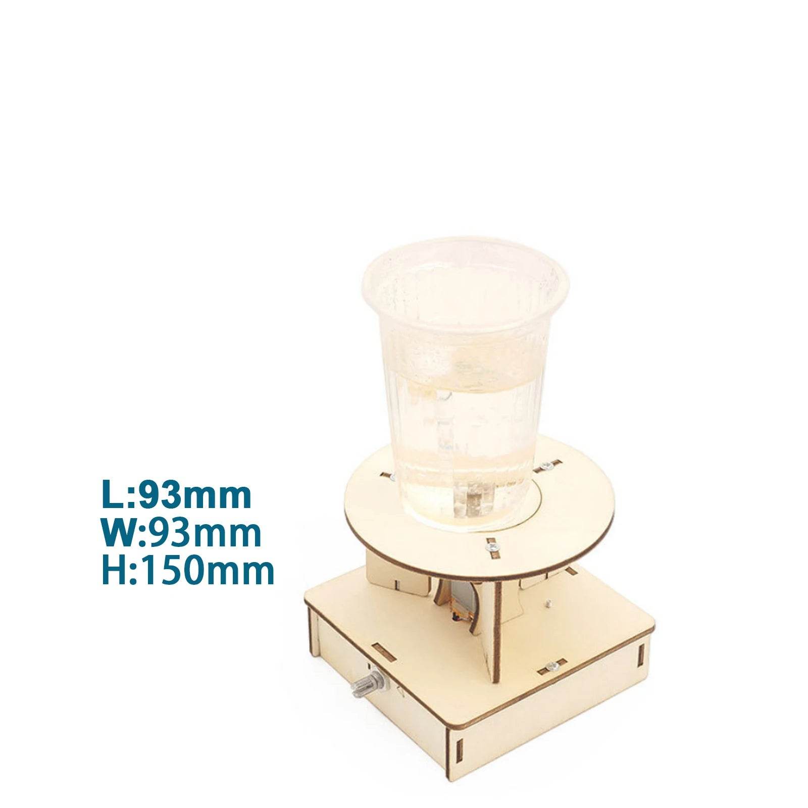 DIY Electric Water Tornado Swirl Maker Wooden Puzzle Science Experiment Gift for Children - ToylandEU