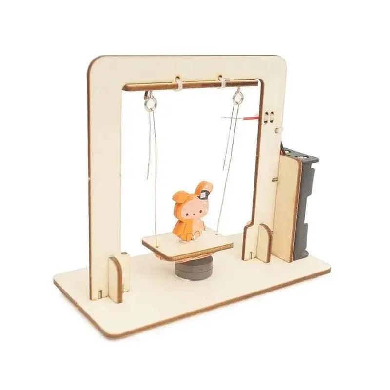  DIY Electromagnetic Swing Model STEM Kit Children Technologia Science Toys School Experimental Tool Kit Learning Education Kids -  ToylandEU™