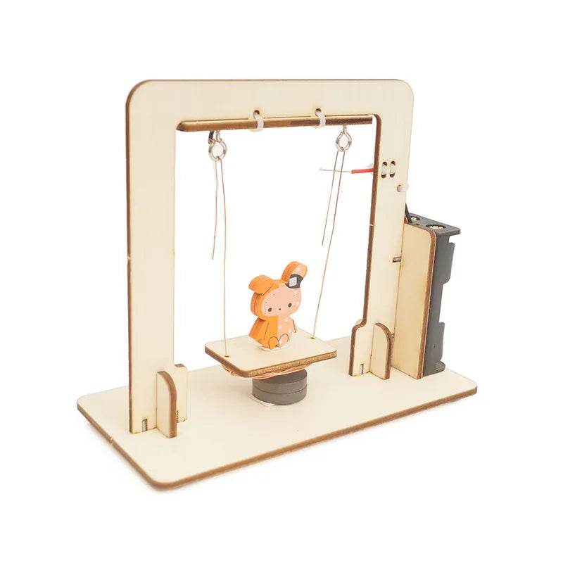 DIY Electromagnetic Swing Model STEM Kit Children Technologia Science Toys School Experimental Tool Kit Learning Education Kids - ToylandEU