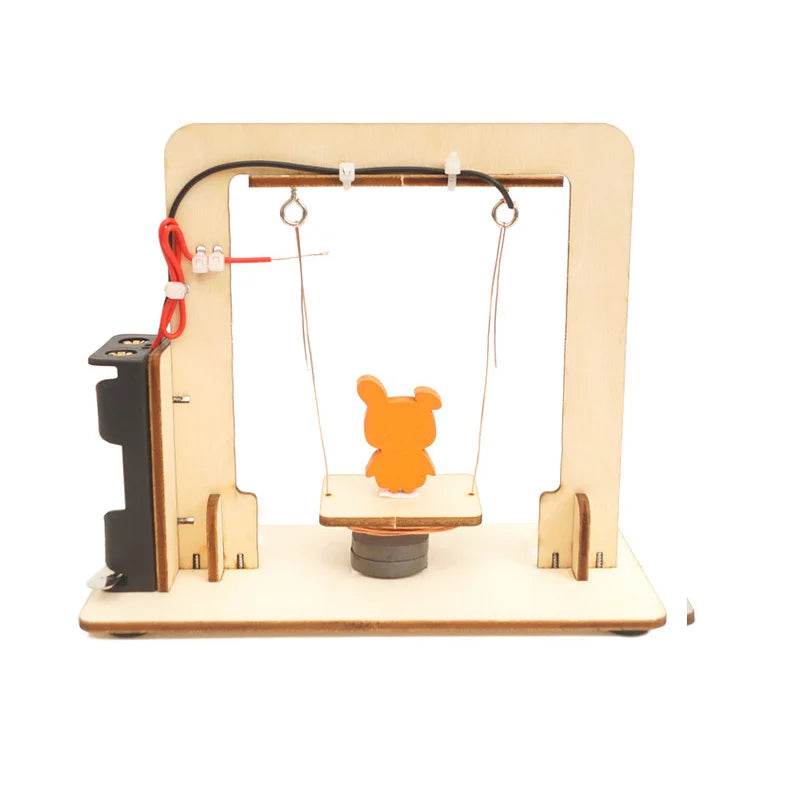 DIY Electromagnetic Swing Model STEM Kit Children Technologia Science Toys School Experimental Tool Kit Learning Education Kids - ToylandEU