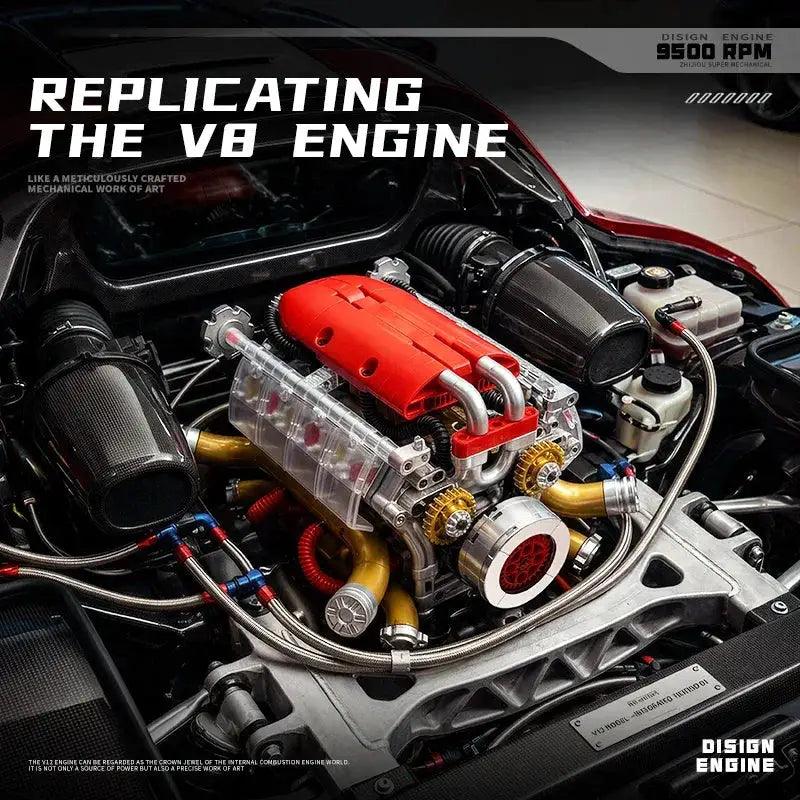  DIY Engine Model Kit Real Gear Drive For STEM -  ToylandEU™