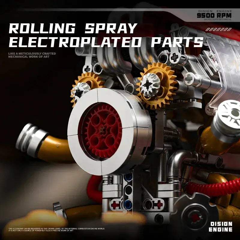 DIY Engine Model Kit With Real Gear Drive For STEM - ToylandEU
