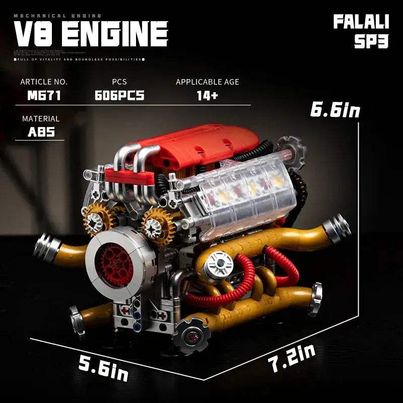DIY Engine Model Kit With Real Gear Drive For STEM - ToylandEU
