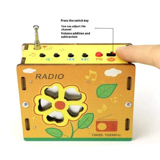  DIY FM Radio Kit Wooden Science Toy For STEM Learning -  ToylandEU™