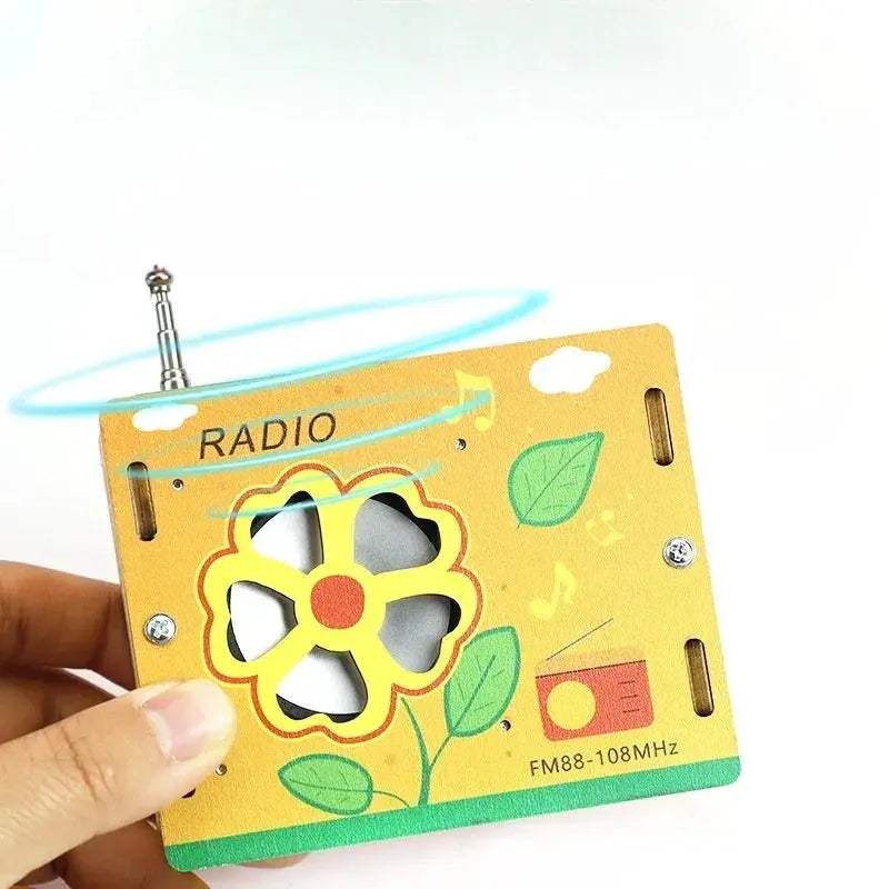 DIY FM Radio Kit Wooden Science Experiment Toy for Learning - ToylandEU