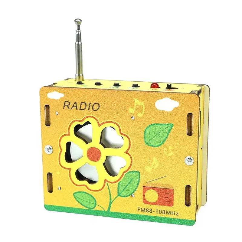 DIY FM Radio Kit Wooden Science Experiment Toy for Learning - ToylandEU