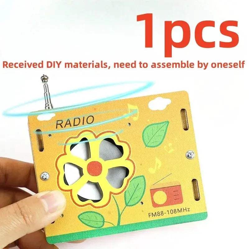DIY FM Radio Kit Wooden Science Experiment Toy for Learning - ToylandEU