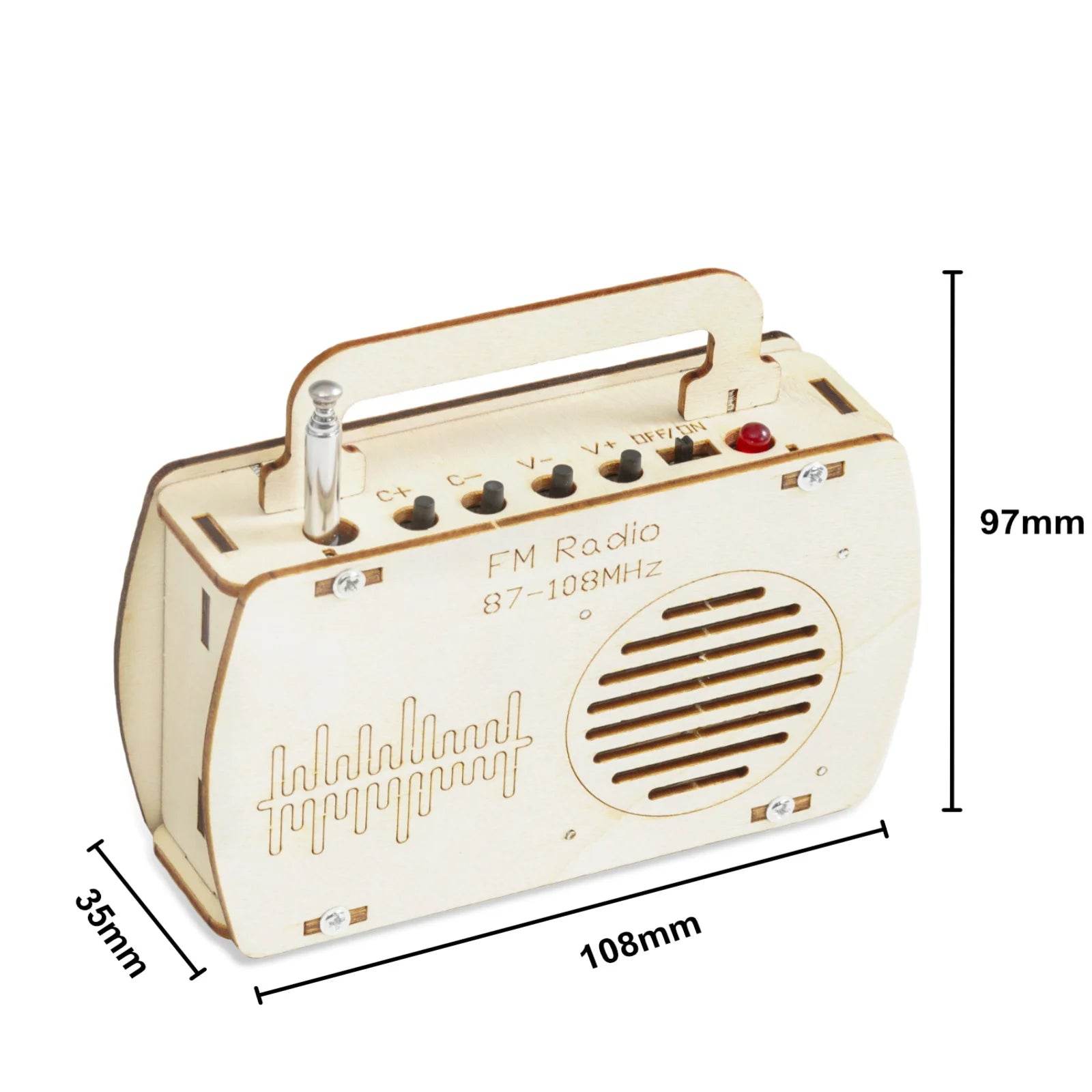 DIY FM Radio Model STEM Kit Experiment Tool Science Toy - ToylandEU