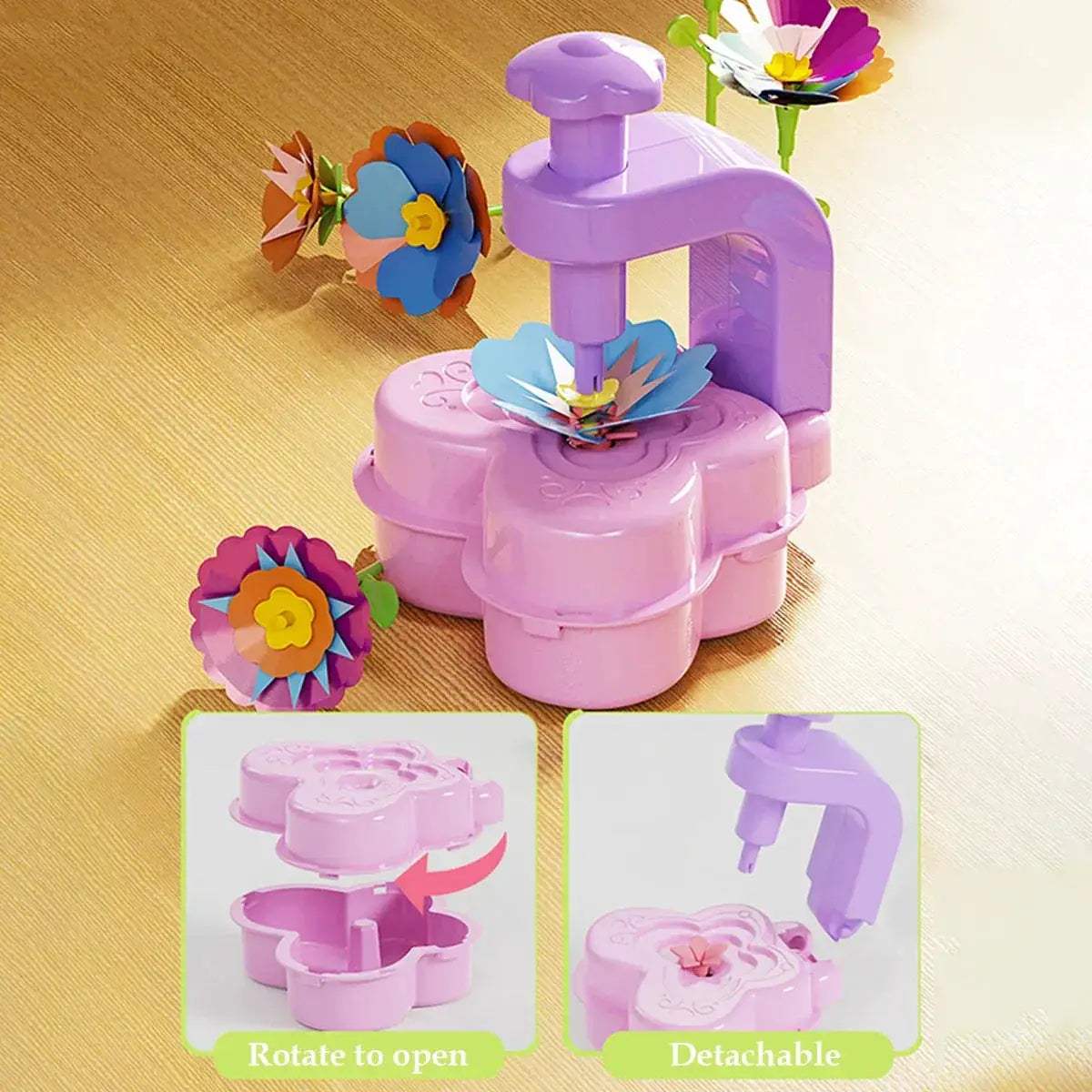 DIY Fabric Flower Bouquet Kit For Girls Creative Craft Toy - ToylandEU