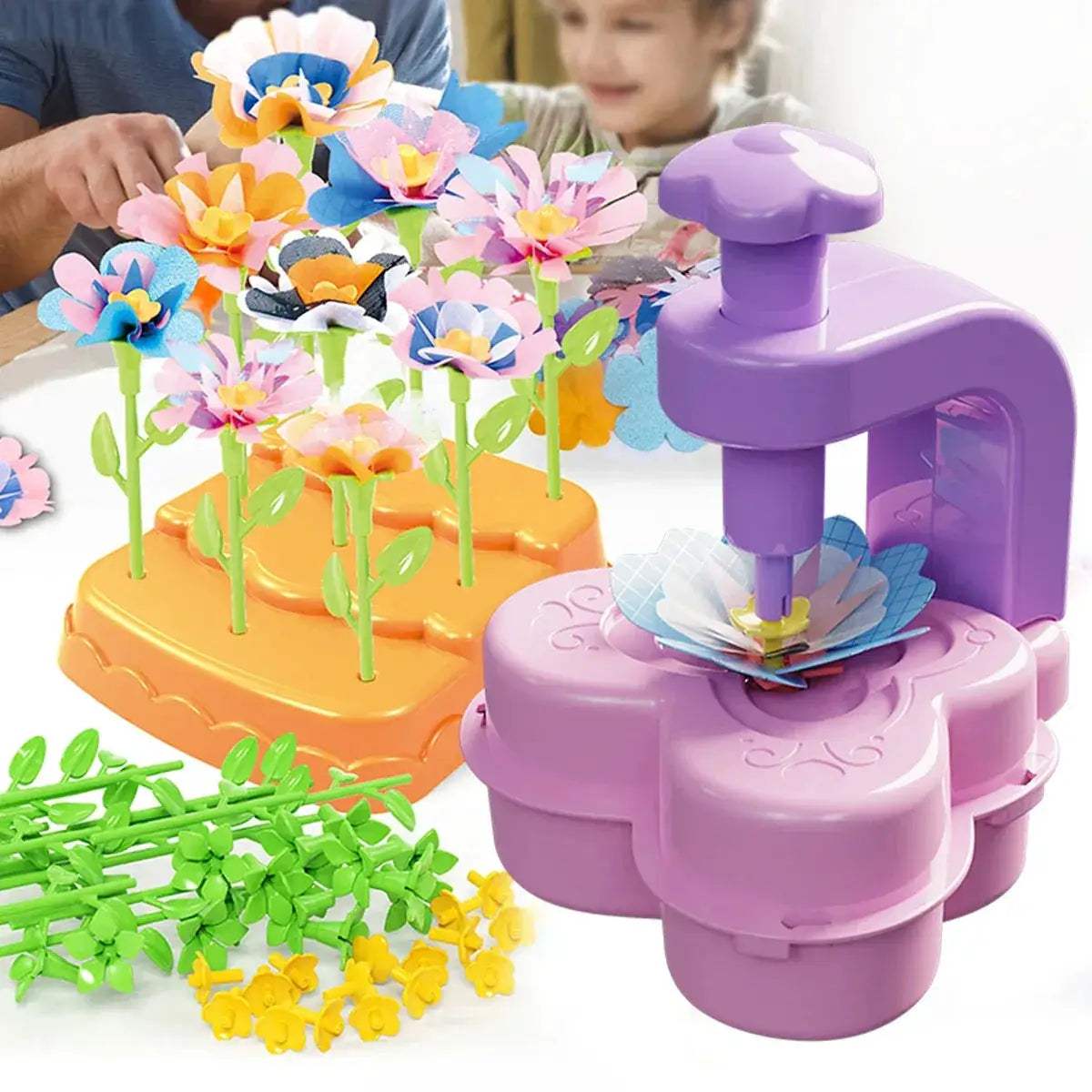 DIY Fabric Flower Bouquet Kit For Girls Creative Craft Toy - ToylandEU