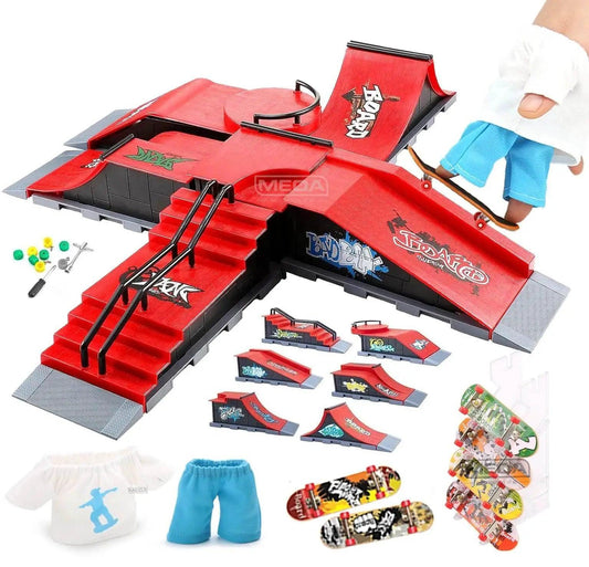  DIY Finger Skatepark 6-in-1 Set Professional Tech Deck Kits -  ToylandEU™