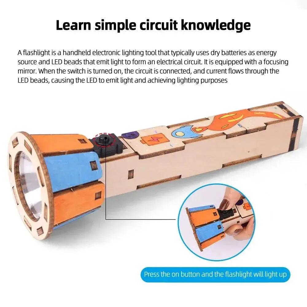 DIY Flashlight DIY Science Experiment Kit & Education Model Toy Physics Science Toys For Children Gift Toy Project -  ToylandEU™