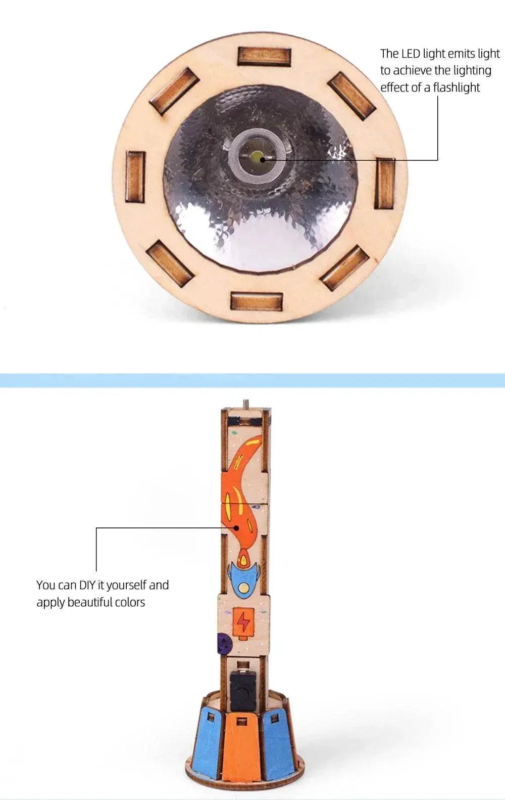  DIY Flashlight DIY Science Experiment Kit & Education Model Toy Physics Science Toys For Children Gift Toy Project -  ToylandEU™