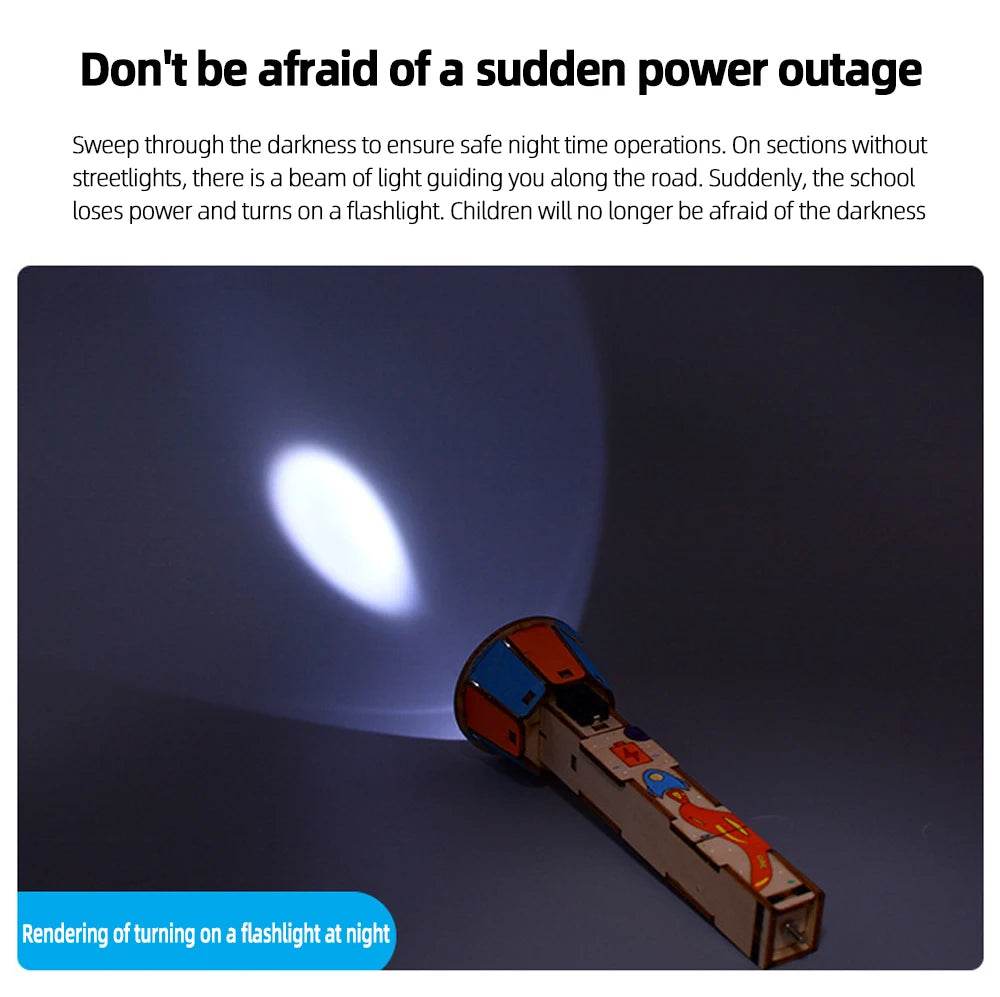 DIY Flashlight DIY Science Experiment Kit & Education Model Toy Physics Science Toys For Children Gift Toy Project - ToylandEU