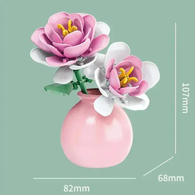  DIY Flower Bouquet Building Blocks Kit Garden Decor Pro -  ToylandEU™