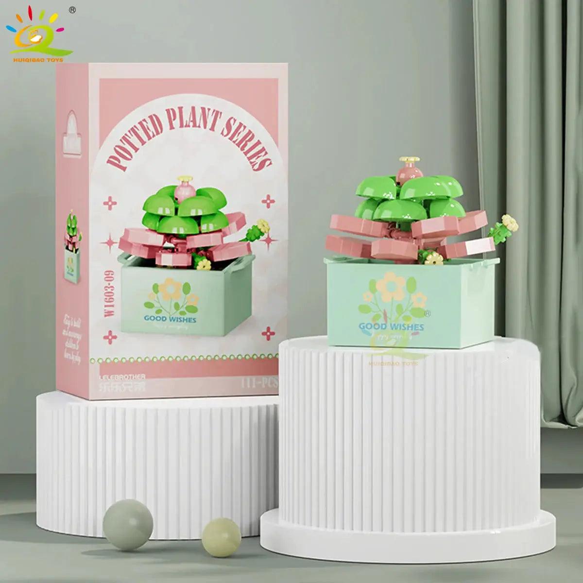  DIY Flower Bouquet Building Blocks for Desktop Decor -  ToylandEU™