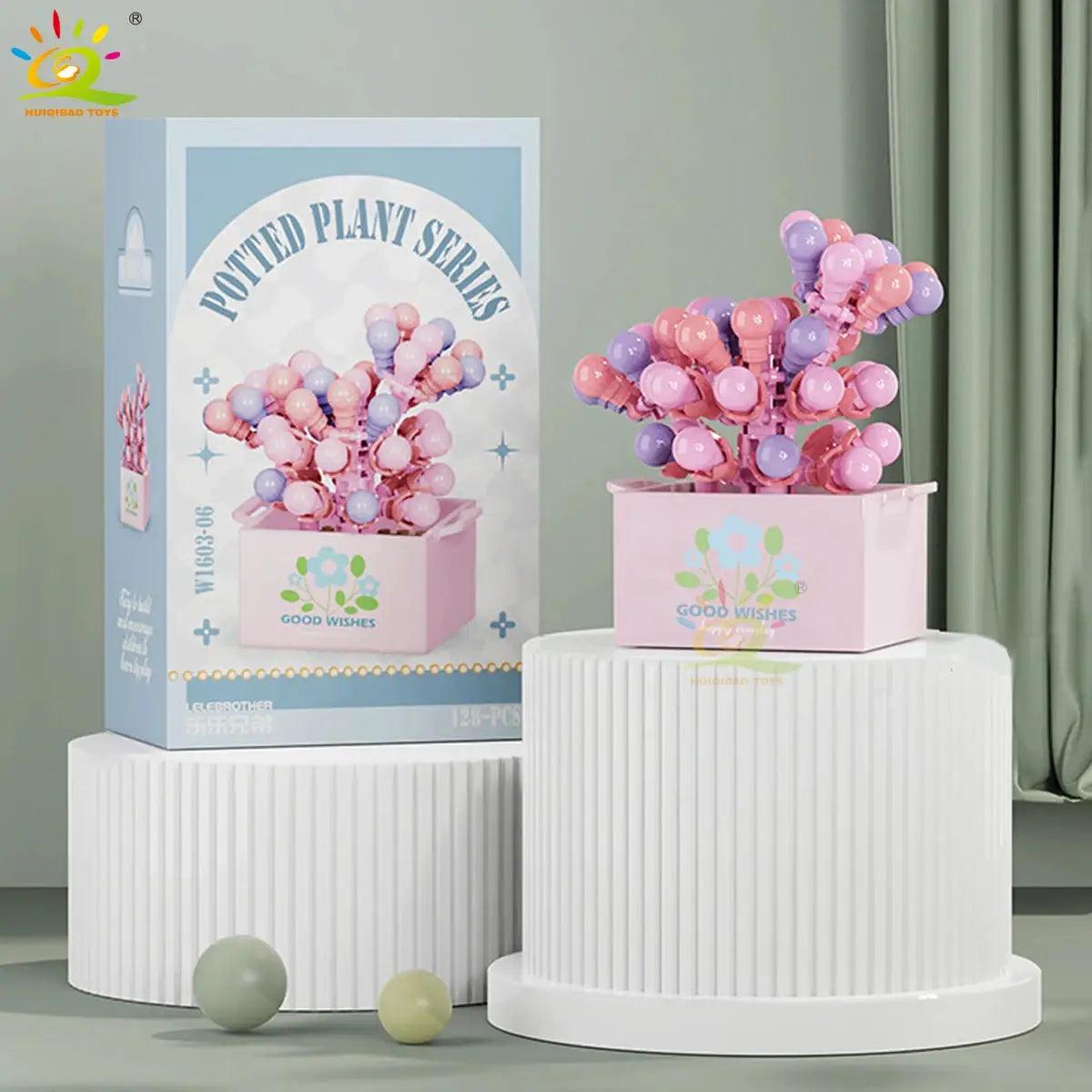  DIY Flower Bouquet Building Blocks for Desktop Decor -  ToylandEU™