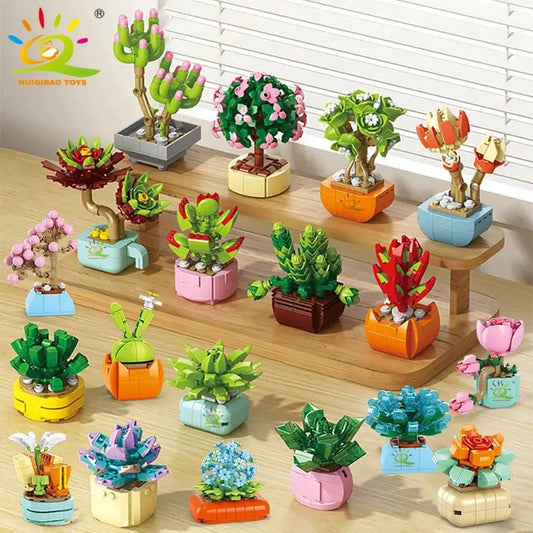  DIY Flower Succulent Building Blocks Eternal Bouquet -  ToylandEU™