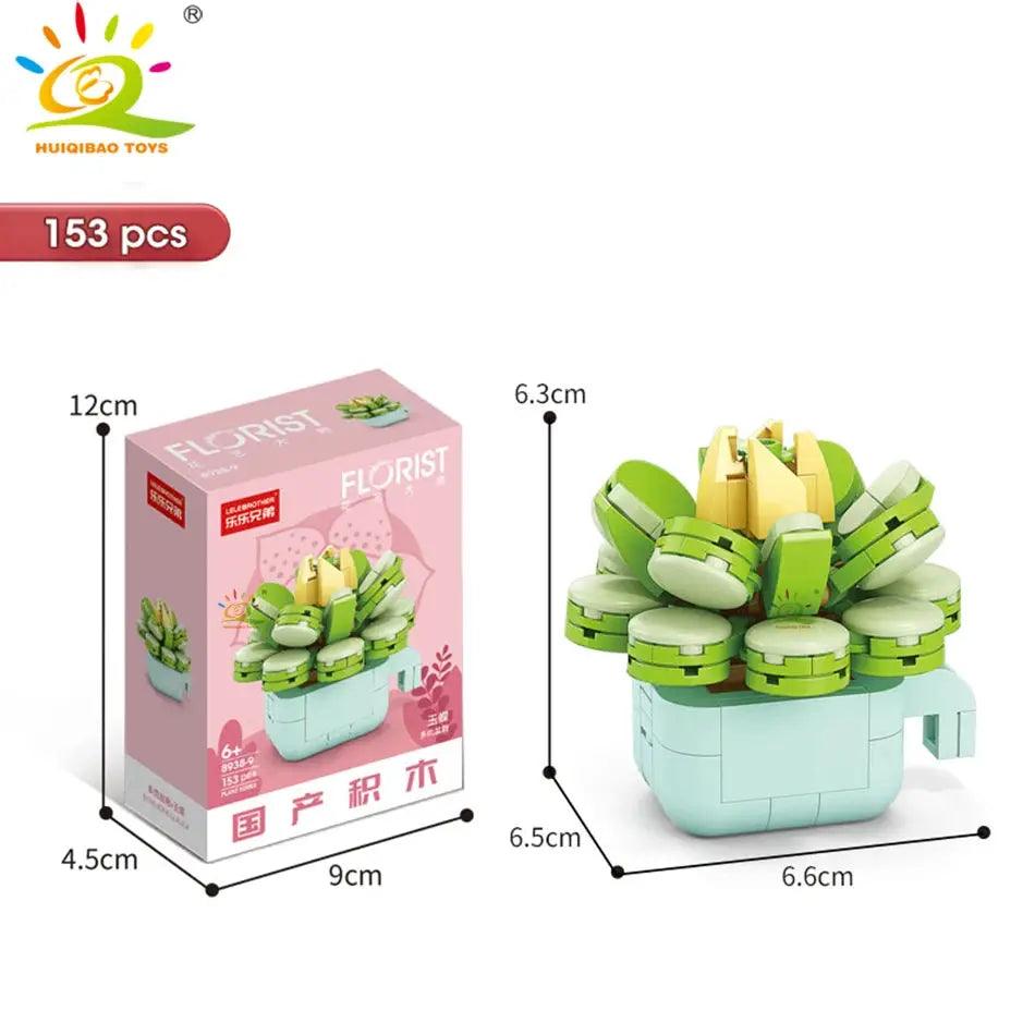  DIY Flower Succulent Building Blocks Eternal Bouquet -  ToylandEU™