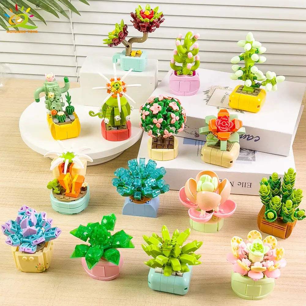  DIY Flower Succulent Building Blocks Eternal Bouquet -  ToylandEU™
