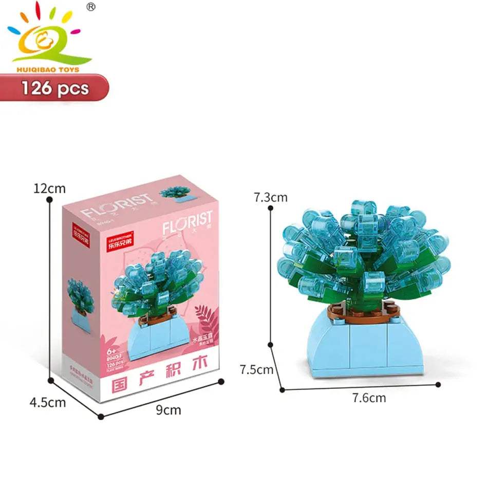  DIY Flower Succulent Building Blocks Eternal Bouquet -  ToylandEU™