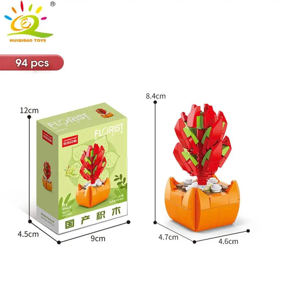  DIY Flower Succulent Building Blocks Eternal Bouquet -  ToylandEU™