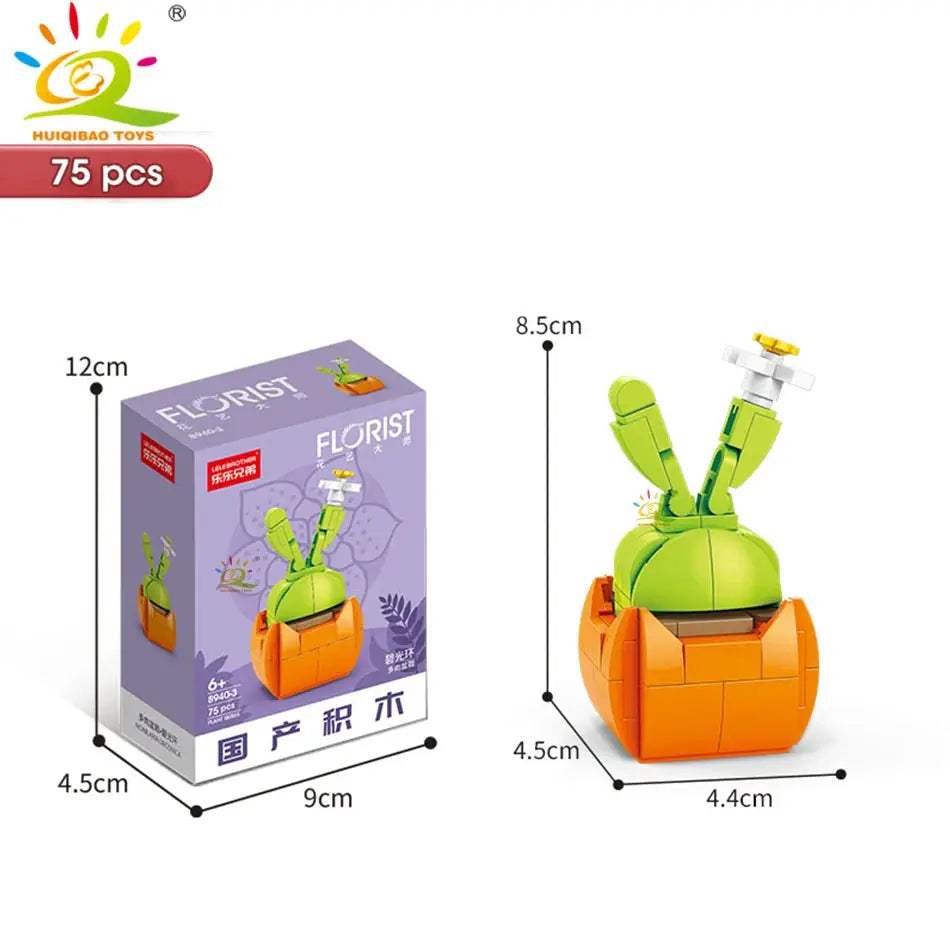  DIY Flower Succulent Building Blocks Eternal Bouquet -  ToylandEU™