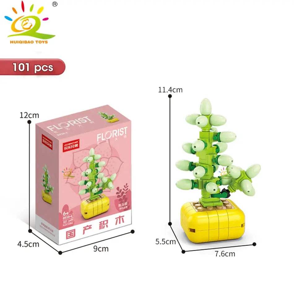  DIY Flower Succulent Building Blocks Eternal Bouquet -  ToylandEU™