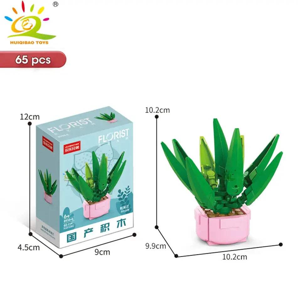  DIY Flower Succulent Building Blocks Eternal Bouquet -  ToylandEU™