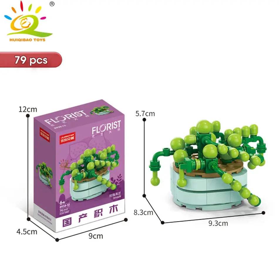  DIY Flower Succulent Building Blocks Eternal Bouquet -  ToylandEU™