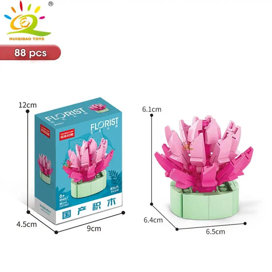  DIY Flower Succulent Building Blocks Eternal Bouquet -  ToylandEU™