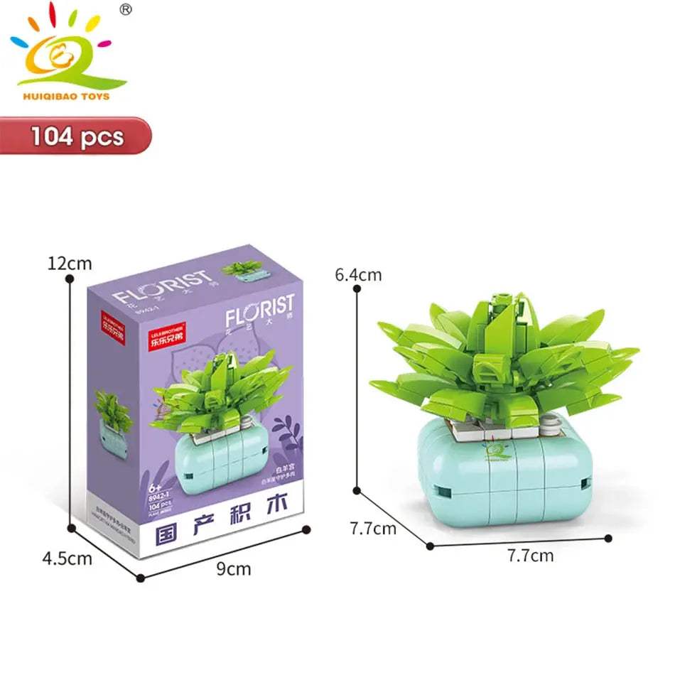  DIY Flower Succulent Building Blocks Eternal Bouquet -  ToylandEU™