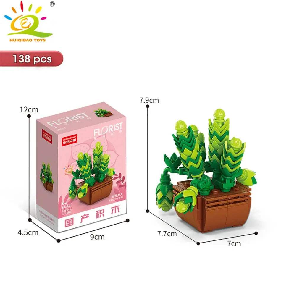  DIY Flower Succulent Building Blocks Eternal Bouquet -  ToylandEU™