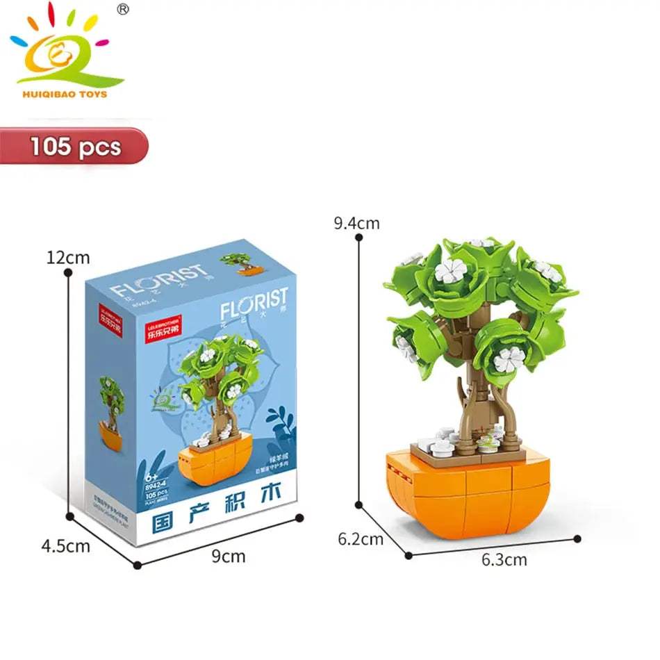  DIY Flower Succulent Building Blocks Eternal Bouquet -  ToylandEU™