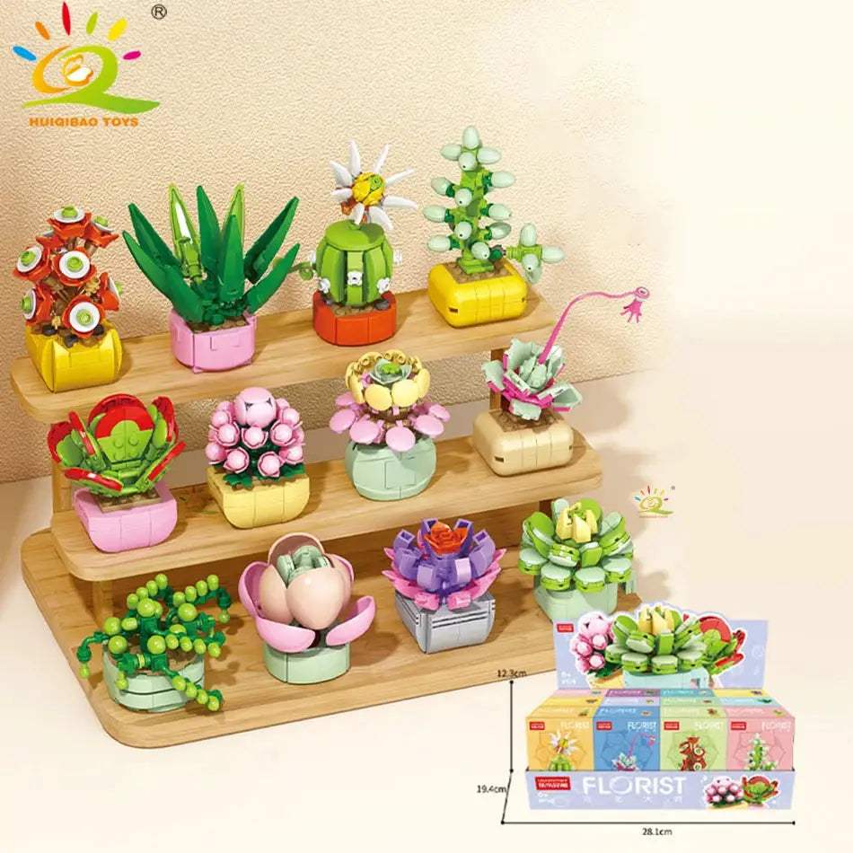  DIY Flower Succulent Building Blocks Eternal Bouquet -  ToylandEU™