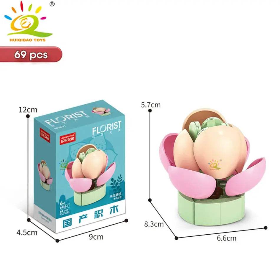  DIY Flower Succulent Building Blocks Eternal Bouquet -  ToylandEU™