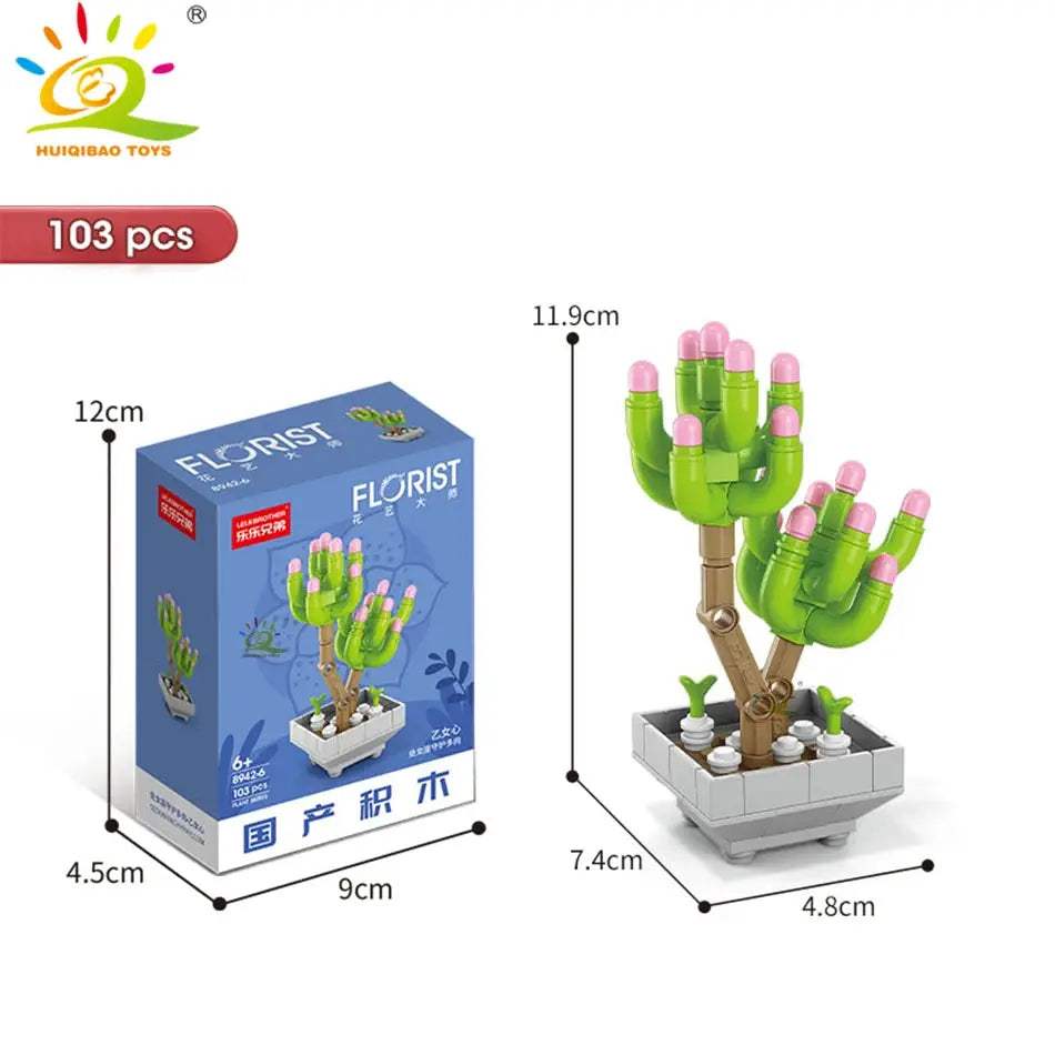  DIY Flower Succulent Building Blocks Eternal Bouquet -  ToylandEU™