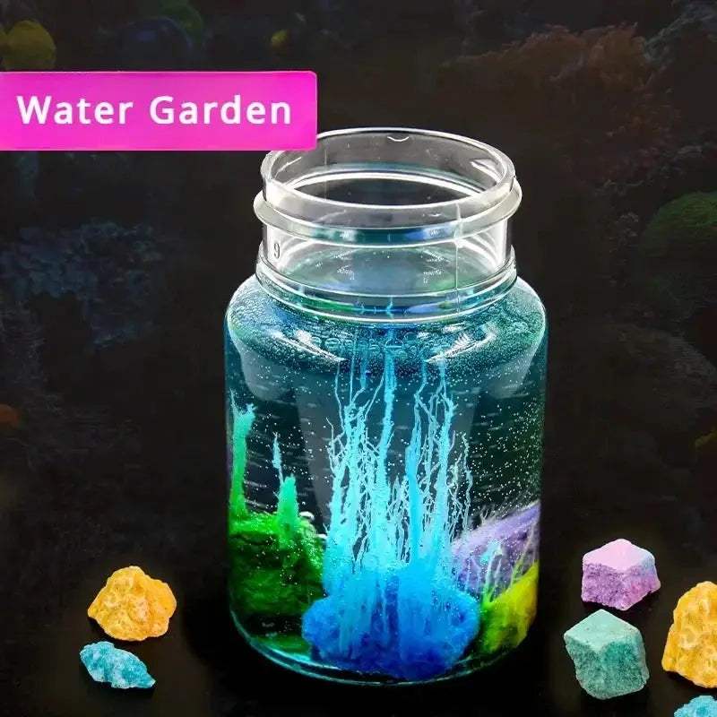 1pc DIY Magic Garden Sodium Silicate Growth Stones Kit, Crystal Garden Science Experiment for Car Decor, Plastic Material 2025 - ToylandEU